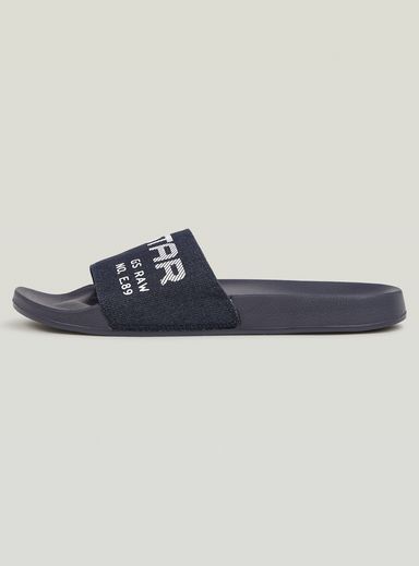 Cart V Denim Slides